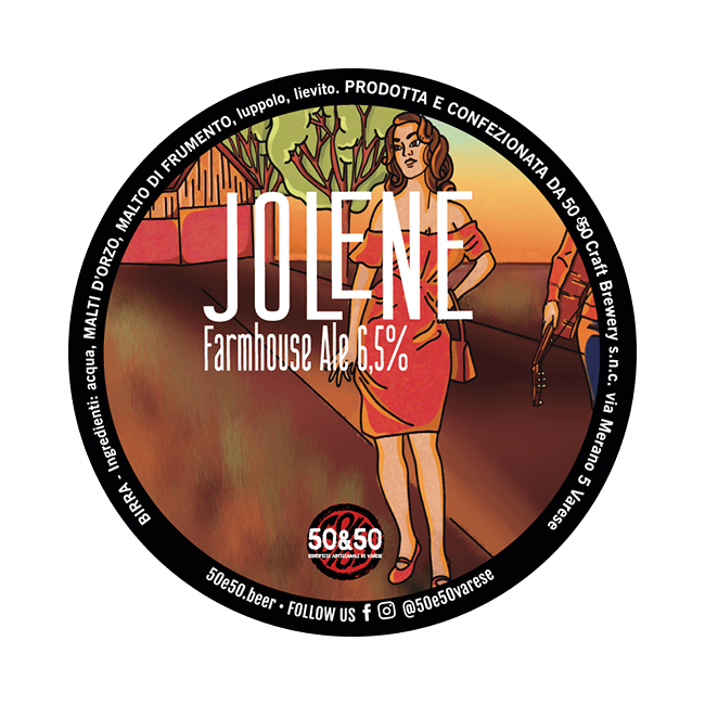 50&50 50&50 | Jolene | 6,5% | Acciaio 20 Lt. 20 LT ACCIAIO Organic Beer