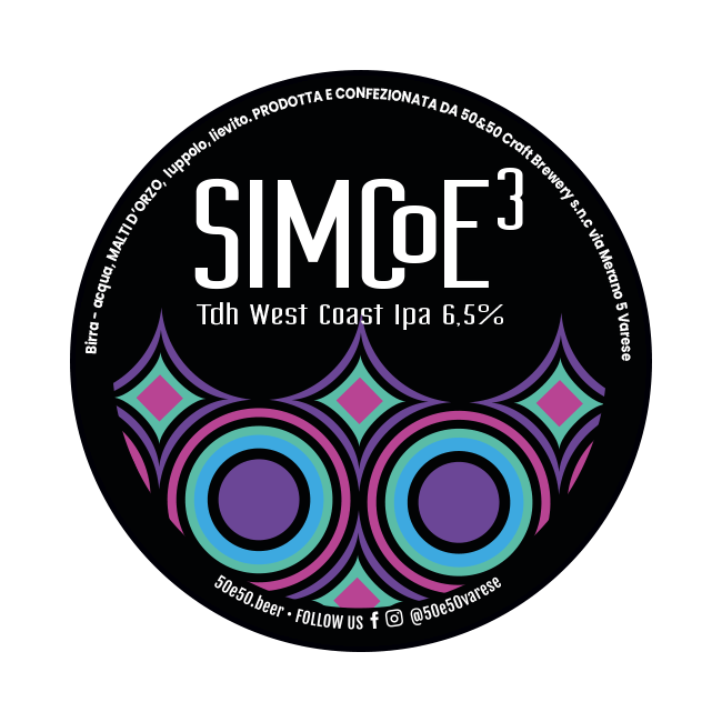 50&50 50&50 | Simcoe3 Gluten Free | 6,5% | Acciaio 25 Lt. 25 LT ACCIAIO Organic Beer