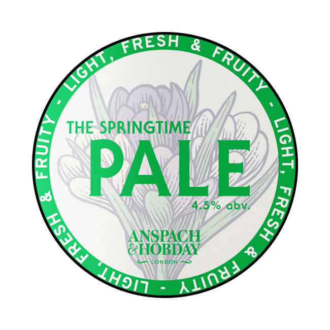 Anspach & Hobday Anspach & Hobday | The Springtime Pale | 4,5% | Keykeg con Sacca 30 Lt. 30 LT Organic Beer