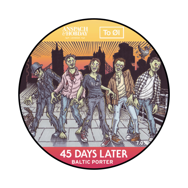 Anspach & Hobday Anspach & Hobday x To Ol | 45 Days Later | 7,0% | Keykeg 30 Lt. 30 LT Organic Beer