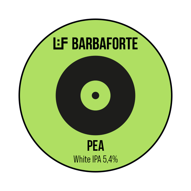 Barbaforte Barbaforte | Pea | 5,4% | Polykeg 24 Lt. Baionetta 24 LT Organic Beer