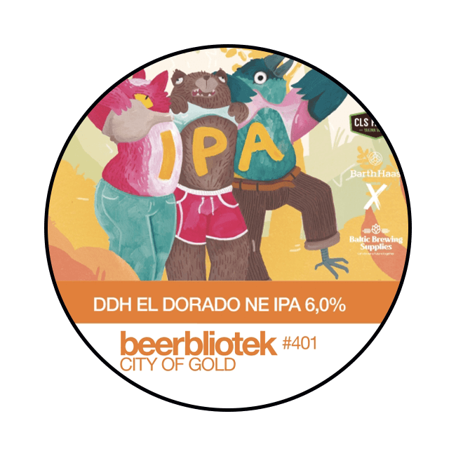 Beerbliotek Beerbliotek | City Of Gold | 6,0% | Keykeg 30 Lt. 30 LT Organic Beer