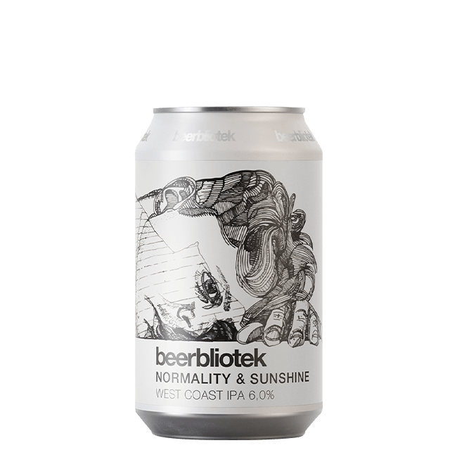 Beerbliotek Beerbliotek | Normality & Sunshine | 6,0% | Lattina 33 Cl. 33 CL Organic Beer