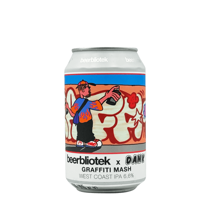 Beerbliotek Beerbliotek x Dank Brewing | Graffiti Mash | 6,6% | Lattina 33 Cl. 33 CL Organic Beer