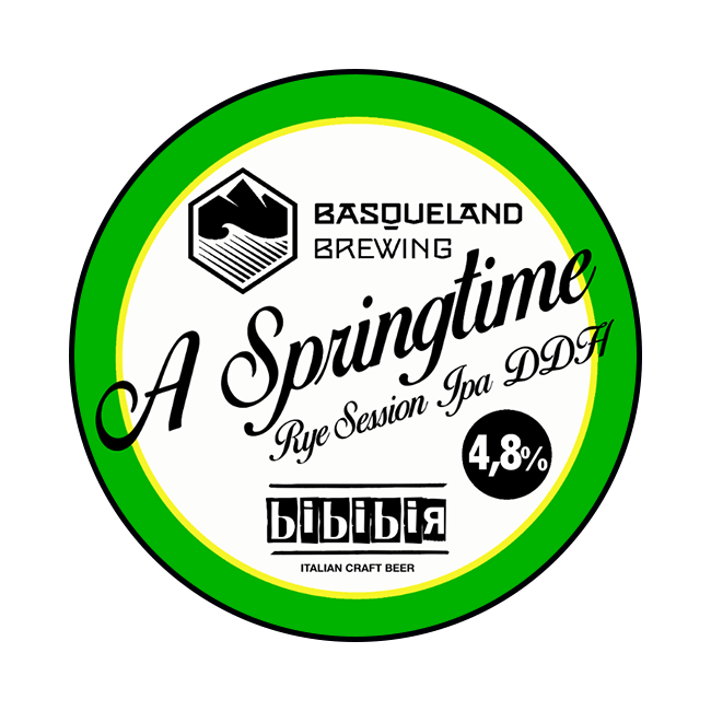 Bibibir Bibibir x Basqueland | A Springtime | 4,8% | Acciaio 20 Lt. Baionetta 20 LT ACCIAIO Organic Beer