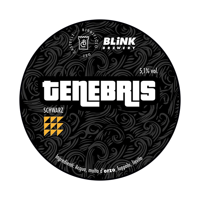 Birrificio dei Castelli Birrificio Dei Castelli x Blink Brewery | Tenebris | 5,1% | Polykeg 24 Lt. Baionetta 24 LT Organic Beer