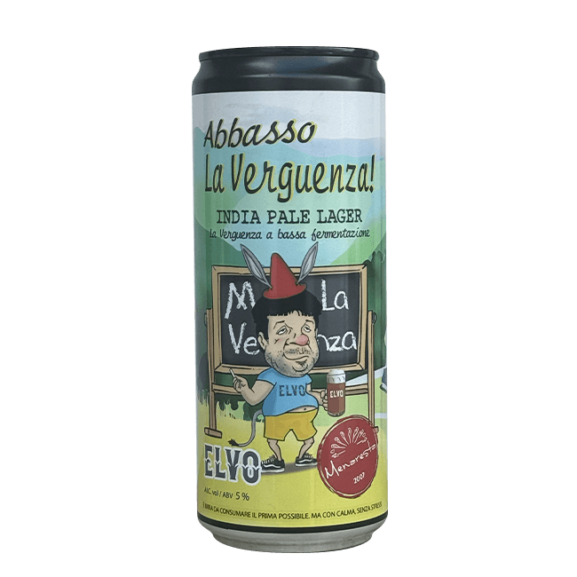 Birrificio Menaresta Birrificio Menaresta | Abbasso La Verguenza | 5,0% | Lattina 33 Cl. 33 CL Organic Beer