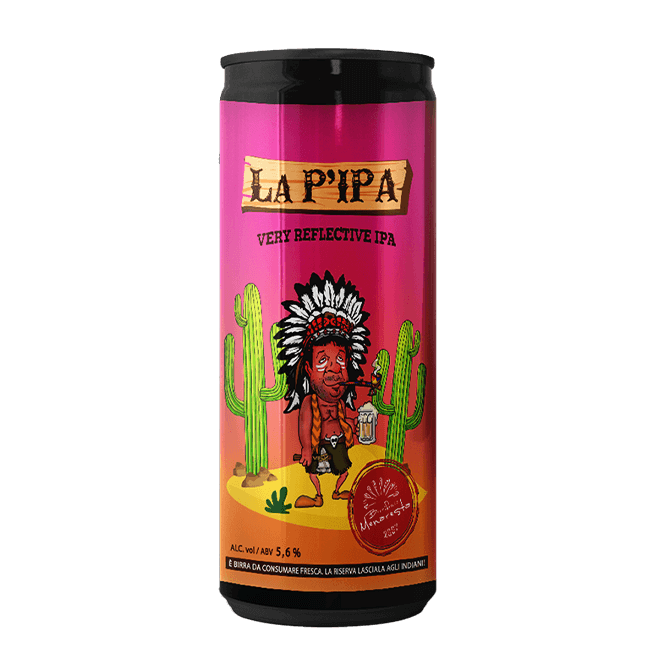 Birrificio Menaresta Birrificio Menaresta | La P'IPA | 5,6% | Lattina 33 Cl. 33 CL Organic Beer