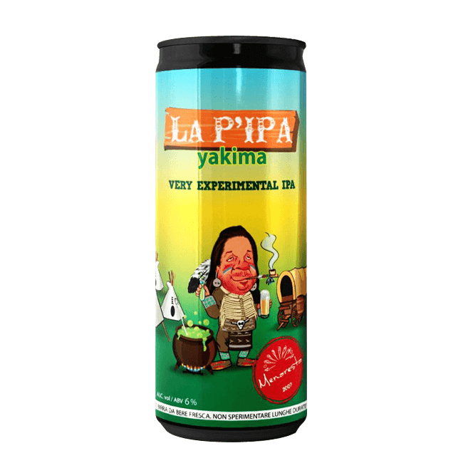 Birrificio Menaresta Birrificio Menaresta | La P'IPA Yakima | 6,1% | Lattina 33 Cl. 33 CL Organic Beer