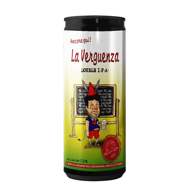 Birrificio Menaresta Birrificio Menaresta | La Verguenza | 7,5% | Lattina 33 Cl. 33 CL Organic Beer