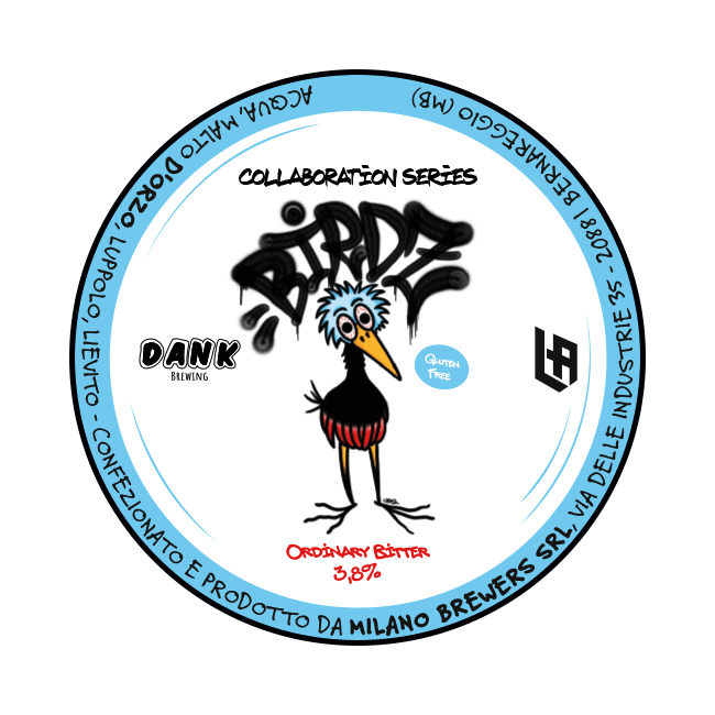 DANK Brewing DANK Brewing x LA Brewery | Birdz | 3,8% | Acciaio 20 Lt. Baionetta 20 LT ACCIAIO Organic Beer