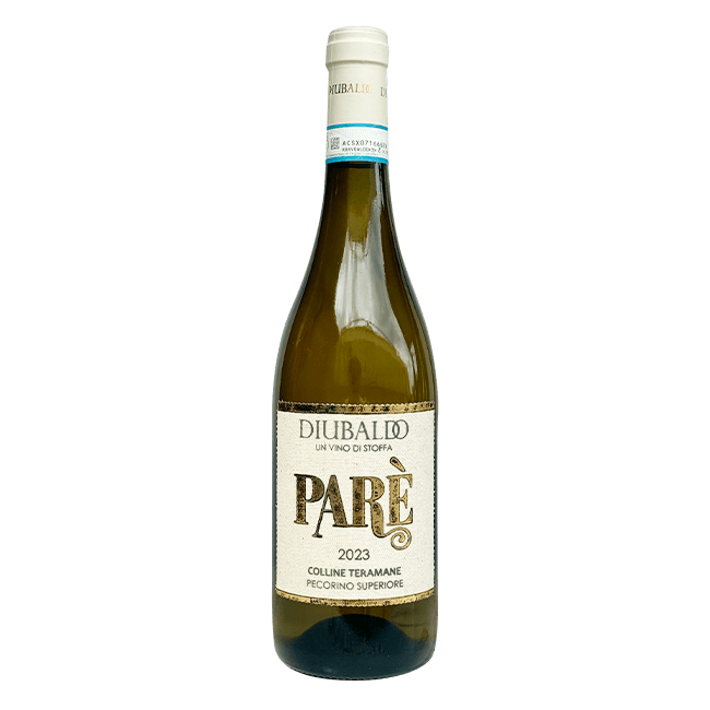 Cantina Diubaldo | Parè 2023 | Pecorino Superiore | 13,5% | Vino Bianco 75 Cl.