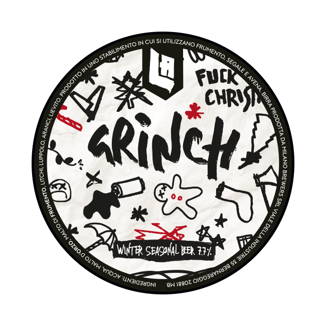 LA Brewery LA Brewery | Grinch | 7,7% | Acciaio 20 Lt. 20 LT ACCIAIO Organic Beer
