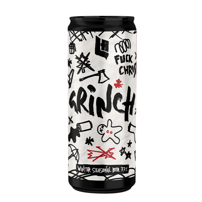 LA Brewery LA Brewery | Grinch | 7,7% | Lattina 33 Cl. 33 CL Organic Beer