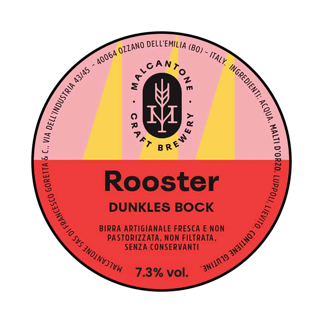 Malcantone Malcantone | Rooster | 7,3% | Acciaio 20 Lt. 20 LT ACCIAIO Organic Beer