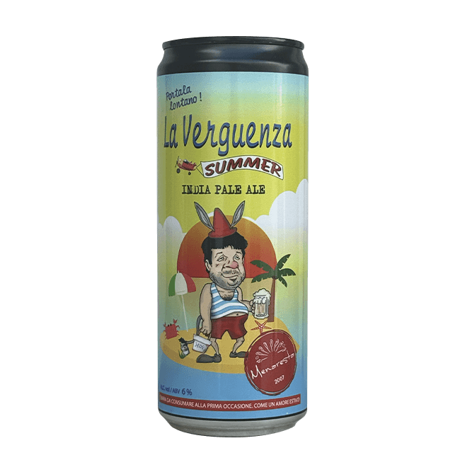 Birrificio Menaresta | La Verguenza Summer | 6,0% | Lattina 33 Cl.