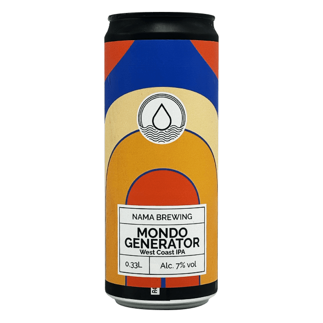 Nama Brewing Nama Brewing | Mondo Generator | 7,0% | Lattina 33 Cl. 33 CL Organic Beer