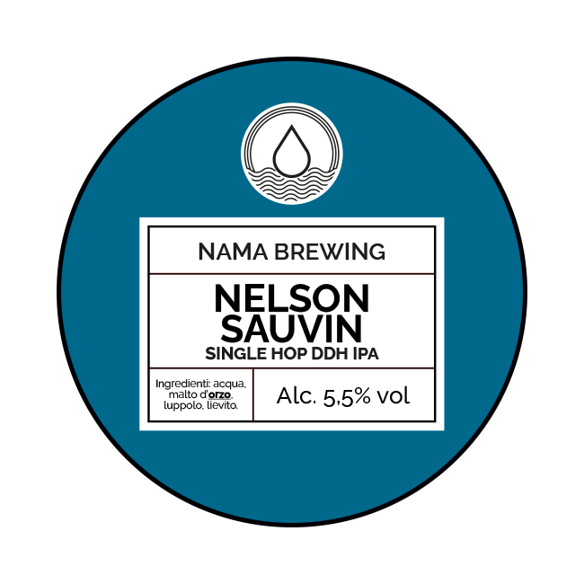 Nama Brewing NAMA Brewing | Nelson Sauvin | 5,5% | Acciaio 20 Lt. Baionetta 20 LT ACCIAIO Organic Beer