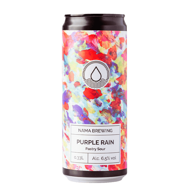 Nama Brewing NAMA Brewing | Purple Rain | 6,5% | Lattina 33 Cl. 33 CL Organic Beer