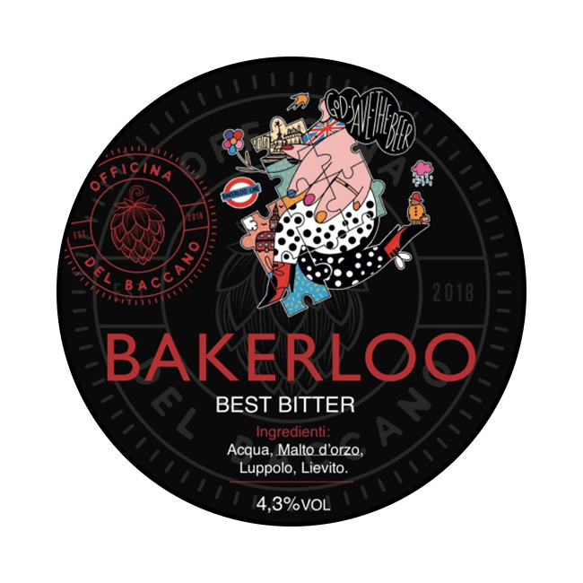 Officina Del Baccano Officina Del Baccano | Bakerloo | 4,3% | Polykeg 24 Lt. 24 LT Organic Beer