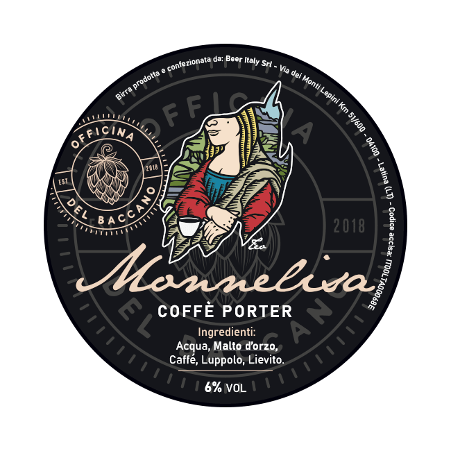 Officina del Baccano Officina Del Baccano | Monnelisa | 6,0% | Polykeg 24 Lt. Baionetta 24 LT Organic Beer
