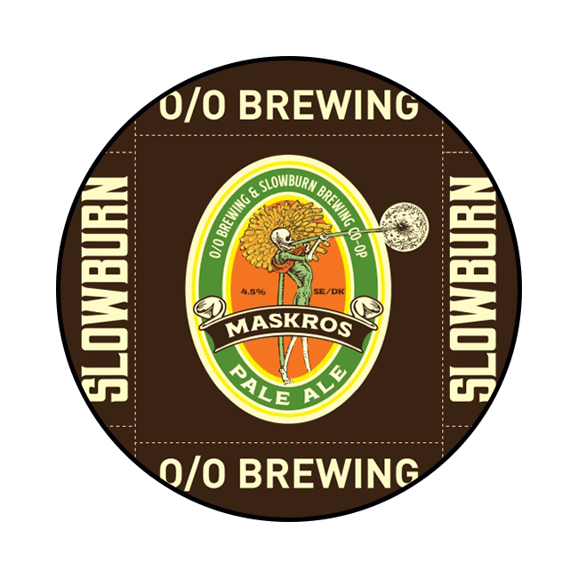 O/O Brewing O/O Brewing x Slowburn | Maskros | 4,5% | Polykeg 30 Lt. 30 LT Organic Beer