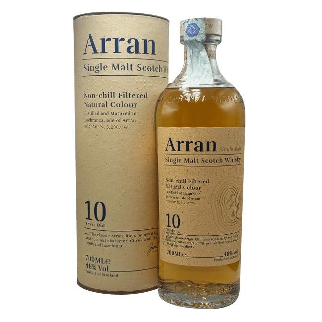 Rinaldi Arran | Single Malt Scotch Whisky | 10 Years Old | 46,0% | 70 Cl. LIQUORI Organic Beer