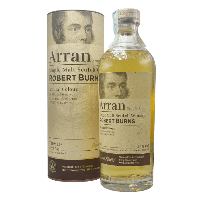 Rinaldi Arran | Single Malt Scotch Whisky | Robert Burns | 43,0% | 70 Cl. LIQUORI Organic Beer