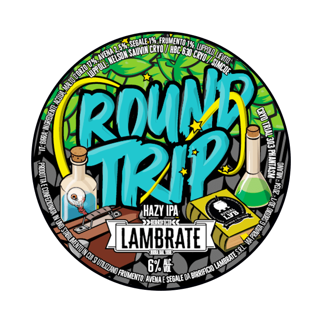 Ritual Lab Ritual Lab x Birrificio Lambrate | Round Trip | 6,2% | Polykeg 24 Lt. Baionetta 24 LT Organic Beer