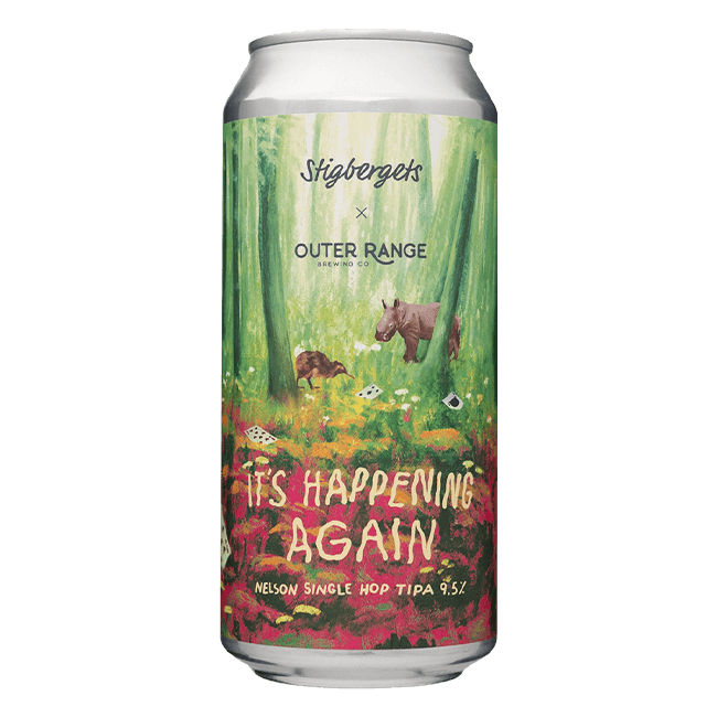Stigbergets Stigbergets x Outer Range | It's Happening Again | 9,5% | Lattina 44 Cl. 44 CL Organic Beer