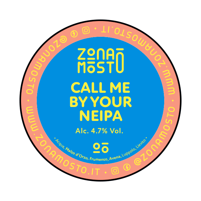 Zona Mosto Zona Mosto | Call Me By Your NEIPA | 4,7% | Polykeg 24 Lt. Baionetta 24 LT Organic Beer