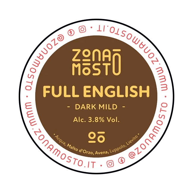 Zona Mosto Zona Mosto | Full English | 3,8% | Polykeg 24 Lt. 24 LT Organic Beer