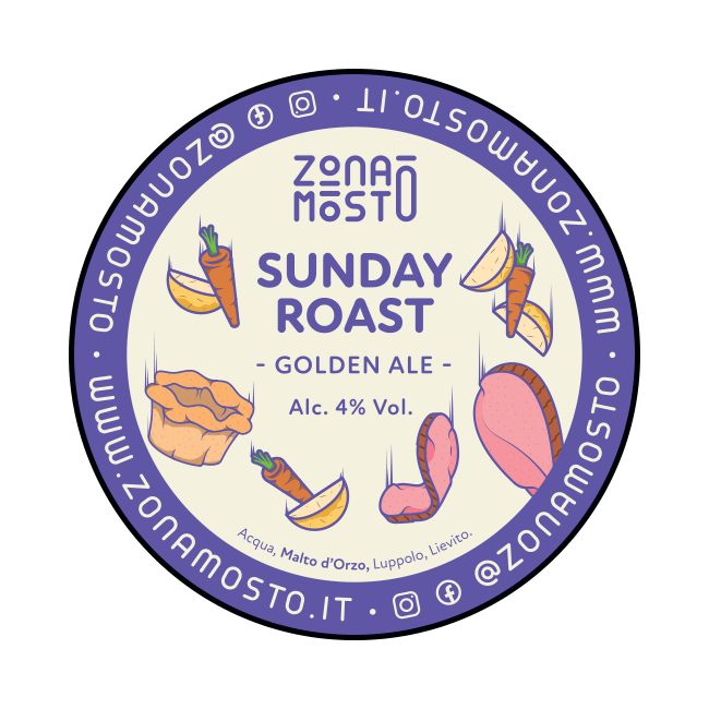 Zona Mosto Zona Mosto | Sunday Roast | 4,0% | Polykeg 24 Lt. 24 LT Organic Beer