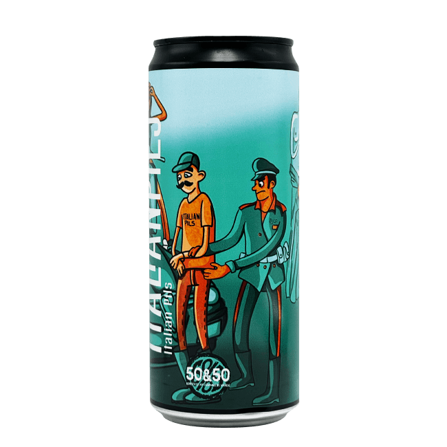 50&50 50&50 | Italian Pils | 4,5% | Lattina 33 Cl. (Ct 12 Pz) 33 CL Organic Beer