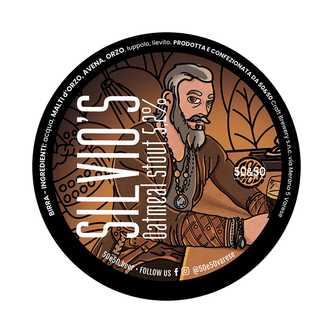 50&50 50&50 | Silvio's | 5,2% | Acciaio 20 Lt. Baionetta 20 LT ACCIAIO Organic Beer