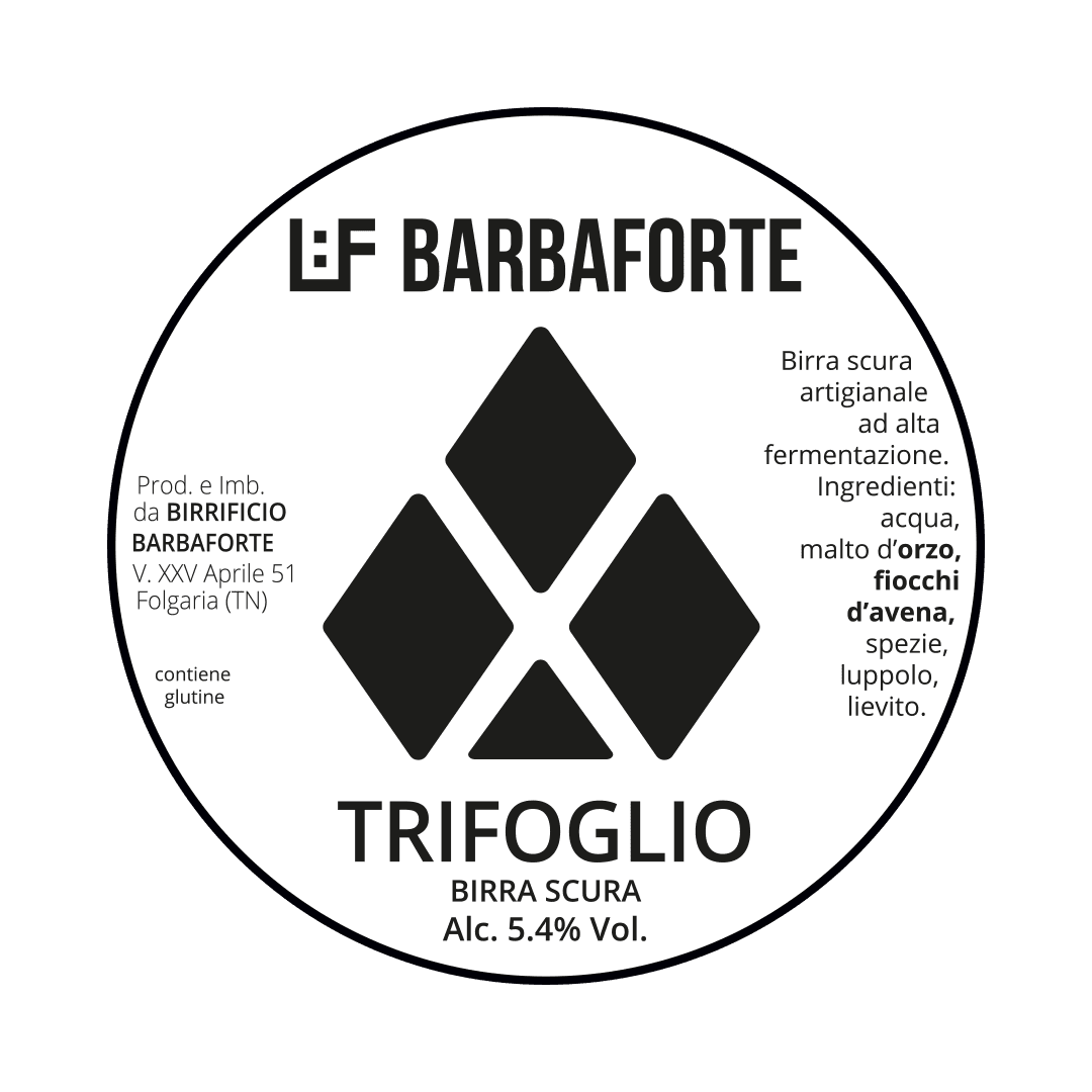 Barbaforte Barbaforte ∣ Trifoglio ∣ 5,6% ∣ Polykeg 24 Lt. (Baionetta) 24 LT POLYKEG Organic Beer