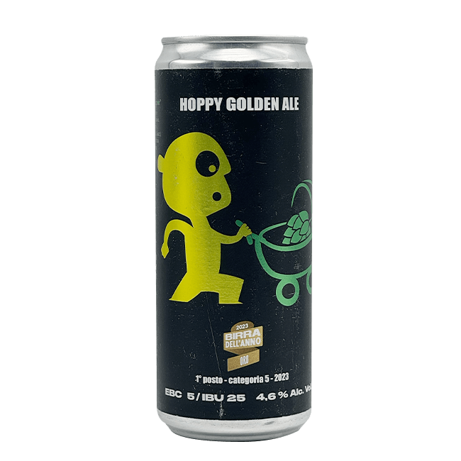 Basei Basei | Hoppy Golden Ale | 4,6% | Lattina 33 Cl. 33 CL Organic Beer