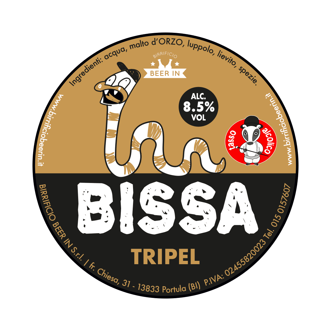 Beer In Beer In | Bissa | 8,5% | Keykeg con Sacca 20 Lt. 20 LT Organic Beer
