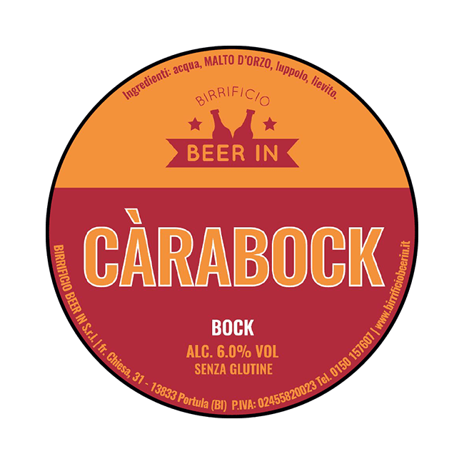 Beer In Beer In ∣ Carabock Gluten Free ∣ 6% ∣ Keykeg con Sacca 20 Lt. 20 LT Organic Beer