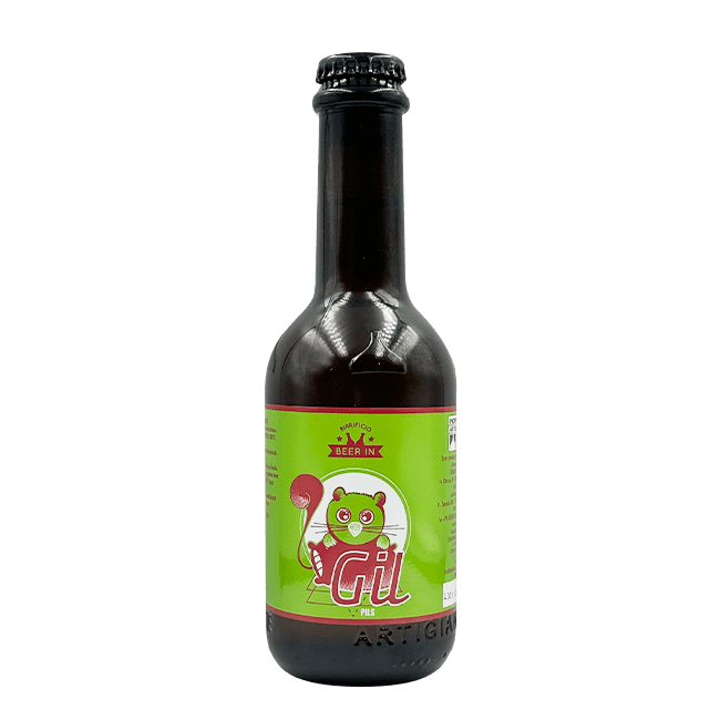 Beer In Beer In ∣ Gil Gluten Free ∣ 4,8% ∣ Bottiglia 33 Cl. (Ct 12 Pz) 33 CL Organic Beer