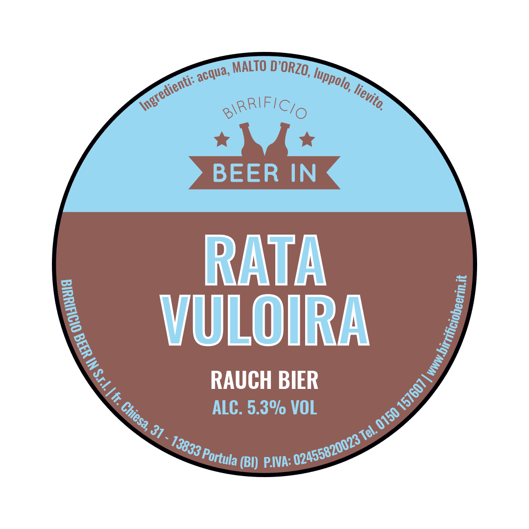 Beer In Beer In ∣ Rata Vuloira ∣ 5,3% ∣ Keykeg con Sacca 20 Lt. 20 LT Organic Beer