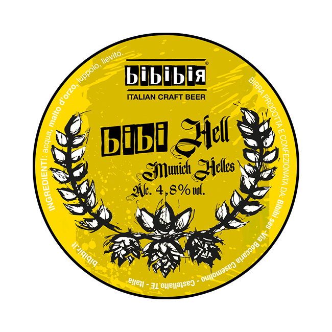 Bibibir Bibibir | Bibi Hell | 4,8% | Acciaio 20 Lt. (Baionetta) 20 LT ACCIAIO Organic Beer