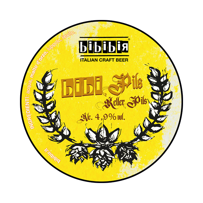Bibibir Bibibir | Bibi Pils | 4,9% | Acciaio 25 Lt. Baionetta 25 LT ACCIAIO Organic Beer
