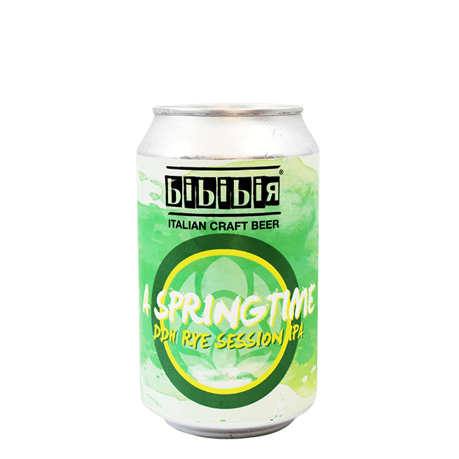 Bibibir Bibibir collab. Basqueland Brewing | A Springtime | 4,8% | Lattina 33 Cl. (Ct 12 Pz) 33 CL Organic Beer