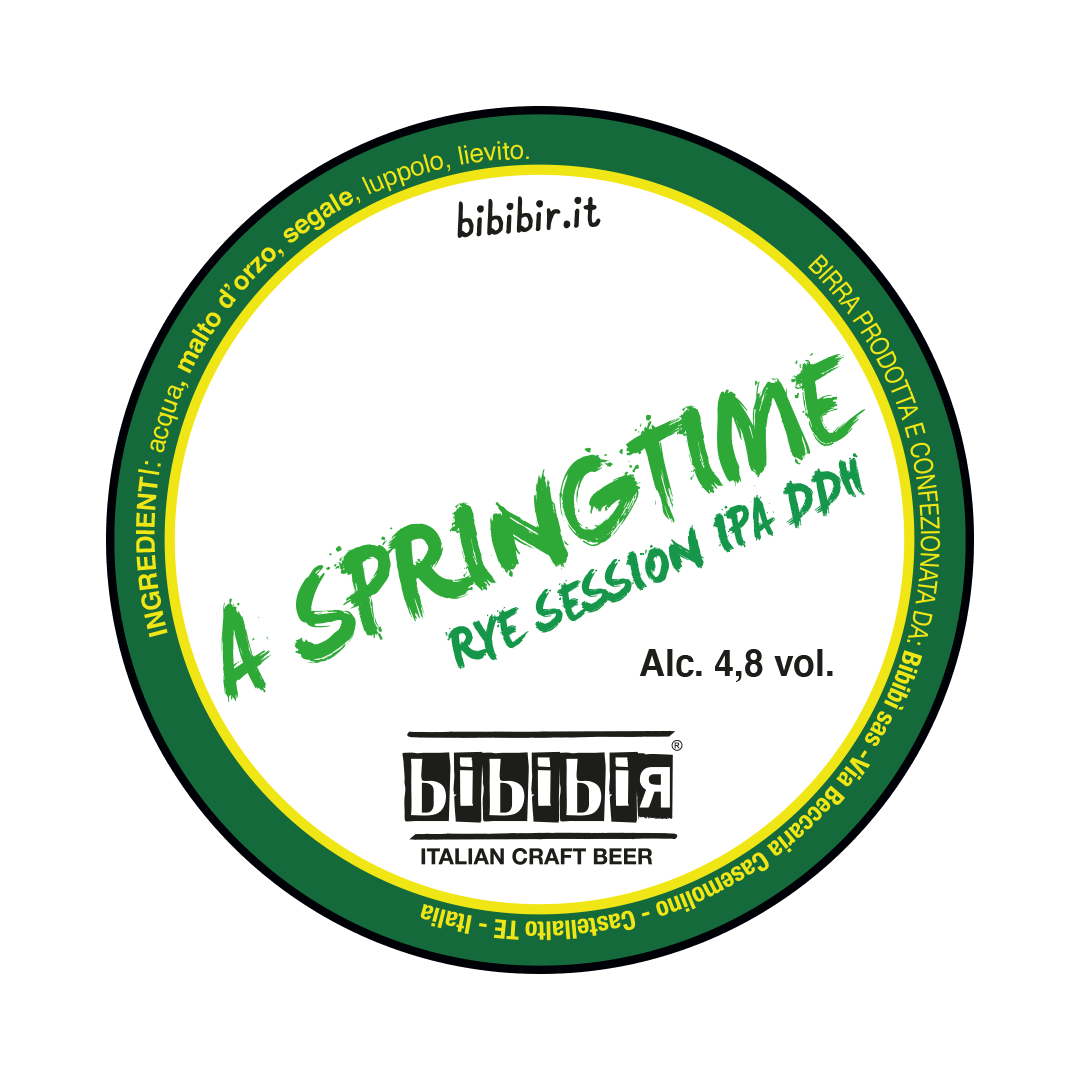 Bibibir Bibibir collab. Basqueland Brewing | A Springtime | 4,8% | Polykeg 24 Lt. (Baionetta) 24 LT POLYKEG Organic Beer