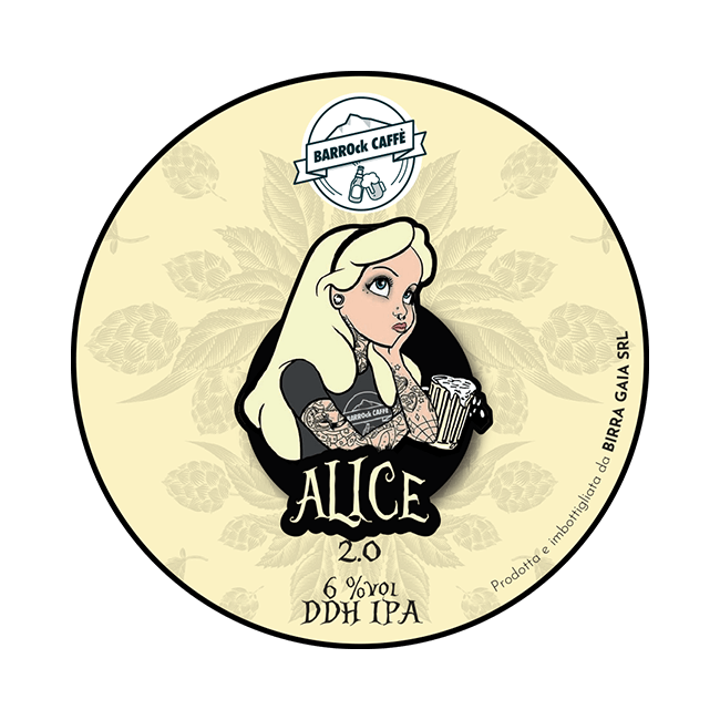 Birra Gaia Birra Gaia ∣ Alice 2.0 ∣ 6% ∣ Acciaio 25 Lt. (Baionetta) 25 LT ACCIAIO Organic Beer