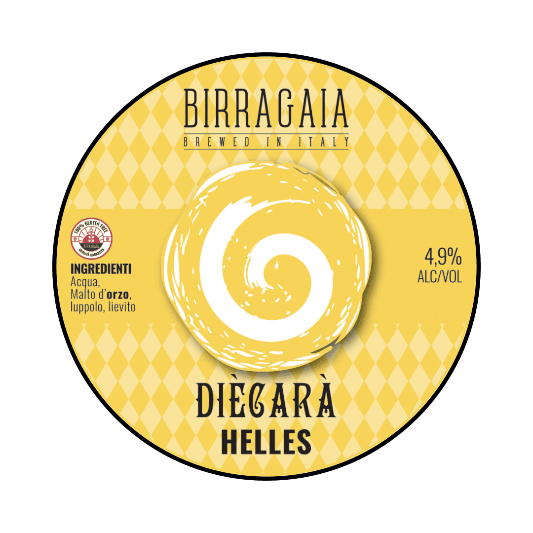 Birra Gaia Birra Gaia ∣ Diecara ∣ 4,8% ∣ Acciaio 30 Lt. (Baionetta) 30 LT ACCIAIO Organic Beer
