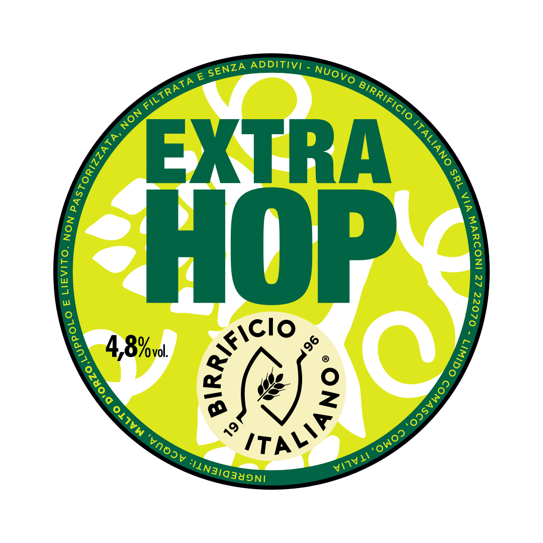 Birrificio Italiano Birrificio Italiano ∣ Extra Hop ∣ 4,8% ∣ Acciaio 20 Lt. (Attacco Scivolo) 20 LT ACCIAIO Organic Beer