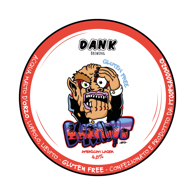DANK Brewing DANK Brewing | Burnout Gluten Free | 4,8% | Acciaio 25 Lt. Baionetta 25 LT ACCIAIO Organic Beer