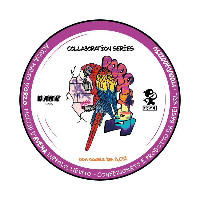 DANK Brewing DANK Brewing x Basei | Parrotz | 8,0% | Polykeg 24 Lt. Baionetta 24 LT Organic Beer